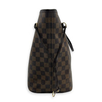 Neverfull Tote Bag MM Brown in Coated Canvas, Gold hardware