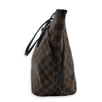 Neverfull Tote Bag MM Brown in Coated Canvas, Gold hardware
