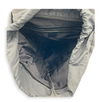 Sherry Backpack Black in Nylon, Gold hardware