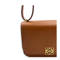 Goya Shoulder Bag Brown in Calfskin, Gold hardware