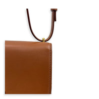 Goya Shoulder Bag Brown in Calfskin, Gold hardware