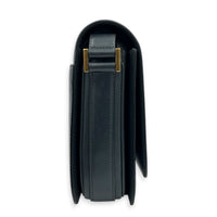 Le 61 Crossbody Bag Small Black in Calfskin, Gold hardware