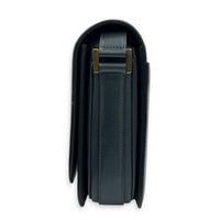 Le 61 Crossbody Bag Small Black in Calfskin, Gold hardware