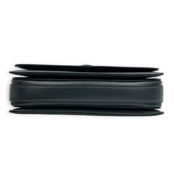 Le 61 Crossbody Bag Small Black in Calfskin, Gold hardware