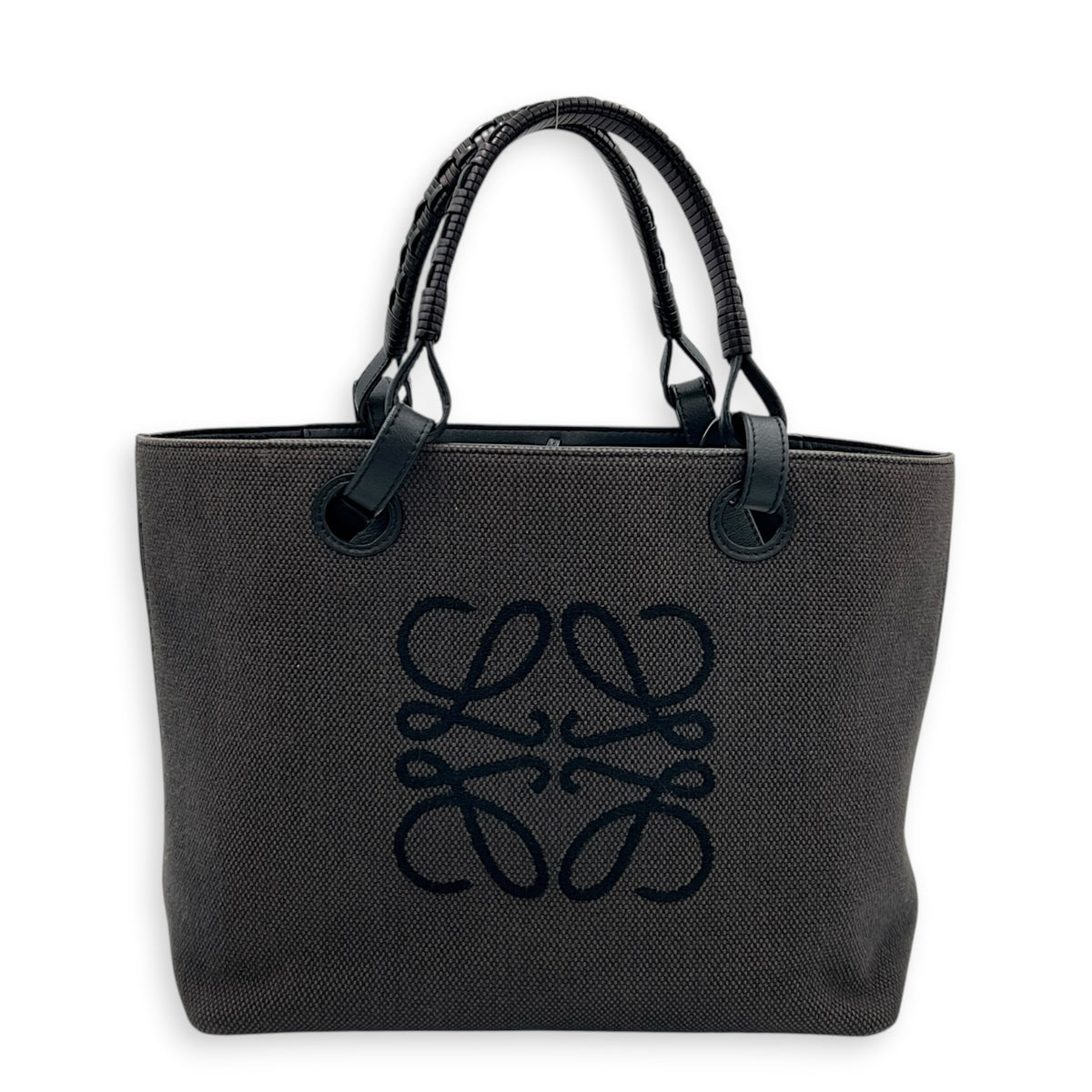 Anagram Tote Bag Black in Canvas