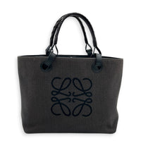 Anagram Tote Bag Black in Canvas