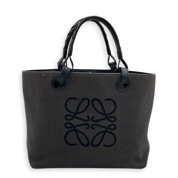 Anagram Tote Bag Black in Canvas