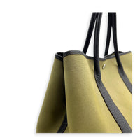 Garden Party 36 Green Top Handle Bag in Canvas, Palladium hardware