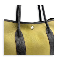 Garden Party 36 Green Top Handle Bag in Canvas, Palladium hardware