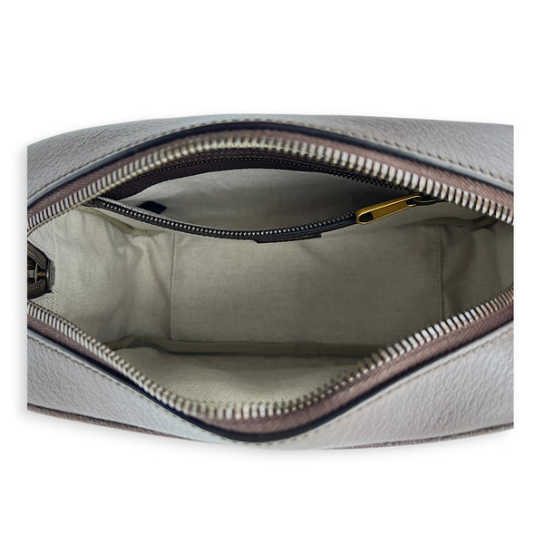 x Adidas Crossbody Bag Brown in Coated Canvas, Gold hardware