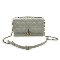 Miss My Dior Shoulder Bag White in Lambskin, Gold hardware