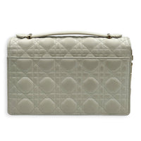 Miss My Dior Shoulder Bag White in Lambskin, Gold hardware