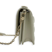 Miss My Dior Shoulder Bag White in Lambskin, Gold hardware