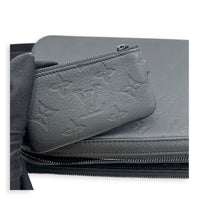 Trio Black Messenger in Monogram Shadow Leather, Gunmetal hardware