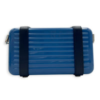 Trunk Shoulder Bag Blue in Others, Silver hardware