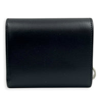 Triomphe Black Wallet in Box Calfskin, Gold hardware