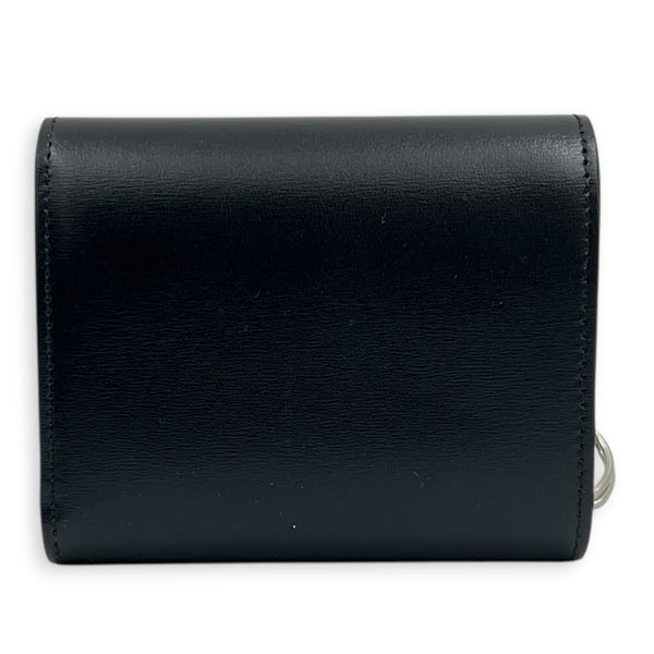Triomphe Black Wallet in Box Calfskin, Gold hardware