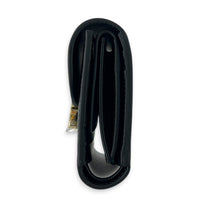 Triomphe Black Wallet in Box Calfskin, Gold hardware