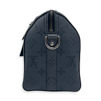 Keepall City Monogram Eclipse Crossbody Bag in Monogram Coated Canvas, Silver hardware