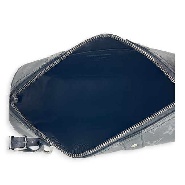 Keepall City Monogram Eclipse Crossbody Bag in Monogram Coated Canvas, Silver hardware