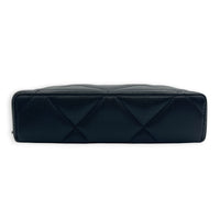 CC Vanity Black Top Handle Bag in Caviar Leather, Light Gold hardware