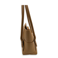 Arco Brown Shoulder Bag in Calfskin,  hardware