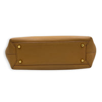 Arco Brown Shoulder Bag in Calfskin,  hardware