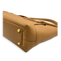 Arco Brown Shoulder Bag in Calfskin,  hardware