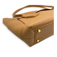 Arco Brown Shoulder Bag in Calfskin,  hardware