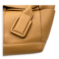 Arco Brown Shoulder Bag in Calfskin,  hardware
