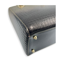 Lady Dior Gradient Micro Cannage Top Handle Bag in Patent Leather, Gold hardware