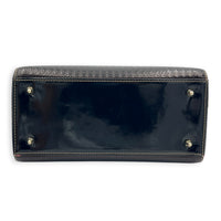 Lady Dior Gradient Micro Cannage Top Handle Bag in Patent Leather, Gold hardware