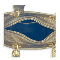 Lady Dior Gradient Micro Cannage Top Handle Bag in Patent Leather, Gold hardware