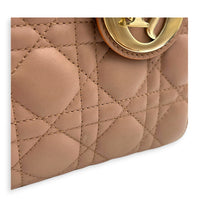 Lady Dior My ABCDior Top Handle Bag Small Pink in Lambskin, Gold hardware