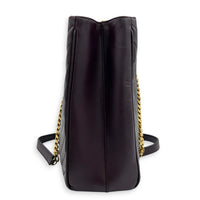 Cassandre Maroon Tote Bag in Calfskin, Gold hardware