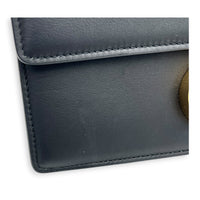 30 Montaigne East West Shoulder Bag Black in Calfskin, Gold hardware