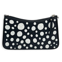 Easy Pouch Black Shoulder Bag in Monogram Empreinte Leather, Silver hardware