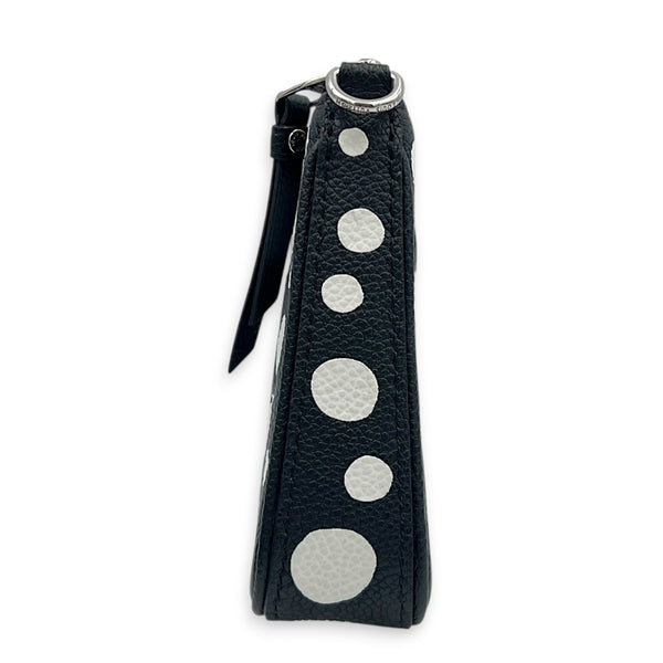 Easy Pouch Black Shoulder Bag in Monogram Empreinte Leather, Silver hardware