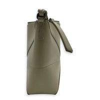 Puzzle Fold Pouch Sea Salt Shoulder Bag in Calfskin, Palladium hardware