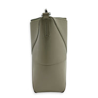 Puzzle Fold Pouch Sea Salt Shoulder Bag in Calfskin, Palladium hardware