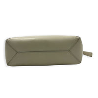 Puzzle Fold Pouch Sea Salt Shoulder Bag in Calfskin, Palladium hardware