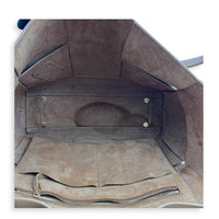 Arco Shoulder Bag Brown in Calfskin, Gold hardware