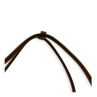 Arco Shoulder Bag Brown in Calfskin, Gold hardware