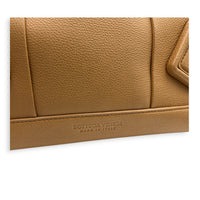 Arco Shoulder Bag Brown in Calfskin, Gold hardware