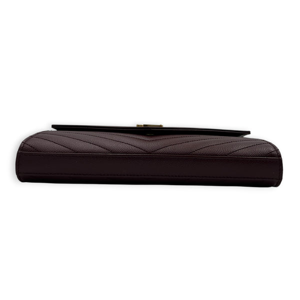 Cassandre Wallet On Chain Red, Gold hardware