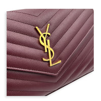 Cassandre Wallet On Chain Red, Gold hardware