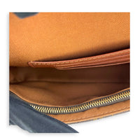 Ivy Shoulder Bag Brown in Monogram Coated Canvas, Gold hardware