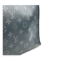Grand Sac Tote Top Handle Bag Black in Monogram Coated Canvas, Silver hardware