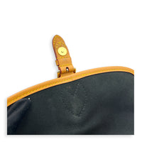 Diane Brown Shoulder Bag in Monogram Coated Canvas, Gold hardware