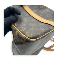 Speedy Bandouliere Top Handle Bag 30 Brown in Monogram Coated Canvas, Gold hardware